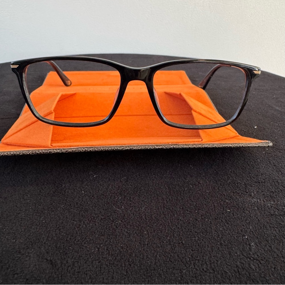 Black POLICE brand eyeglass frames